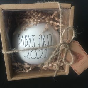 Rae Dunn Baby’s First 2021 Ornament